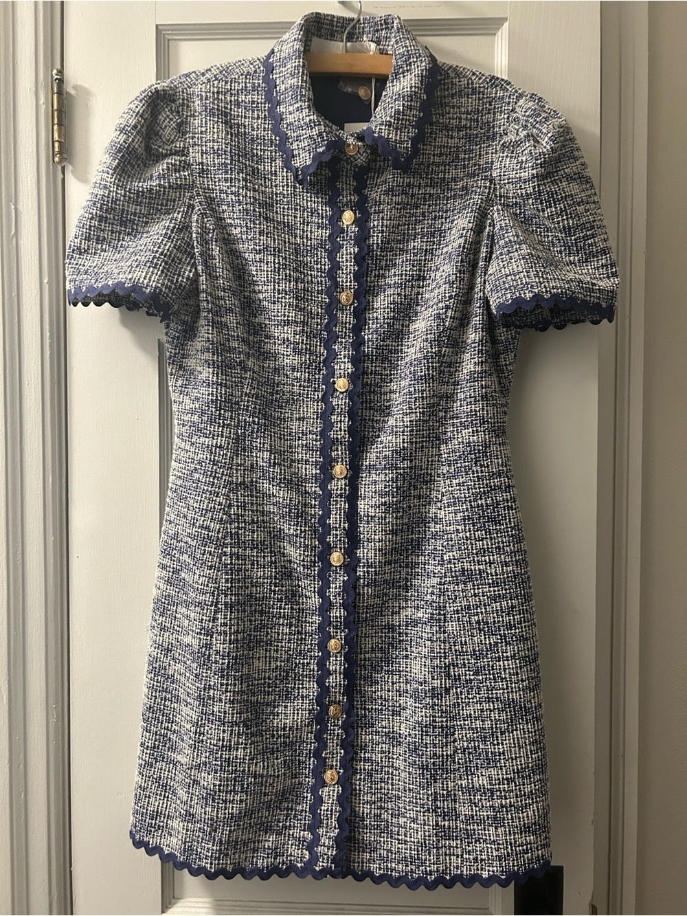 NWT Rachel Parcell Scallop Shirt Dress Size 10